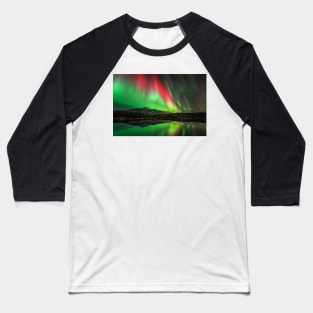 Aurora borealis, Norway (C023/2320) Baseball T-Shirt
